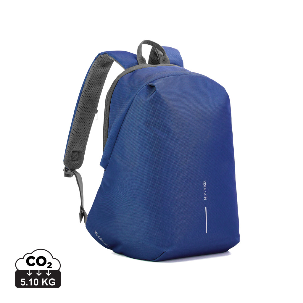 Sac à dos antivol personnalisé Bobby Soft Bleu royal et Gris